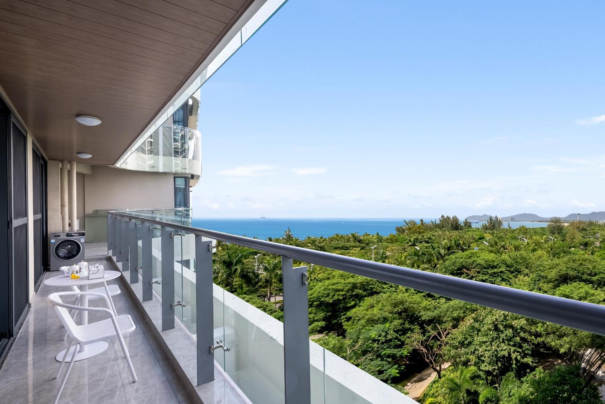 Puhai Sea View Apt By Hailan Tour At Sanya Yazhou Bay#Only 100 Meters To Beach And Sea Swimming Area Exterior foto