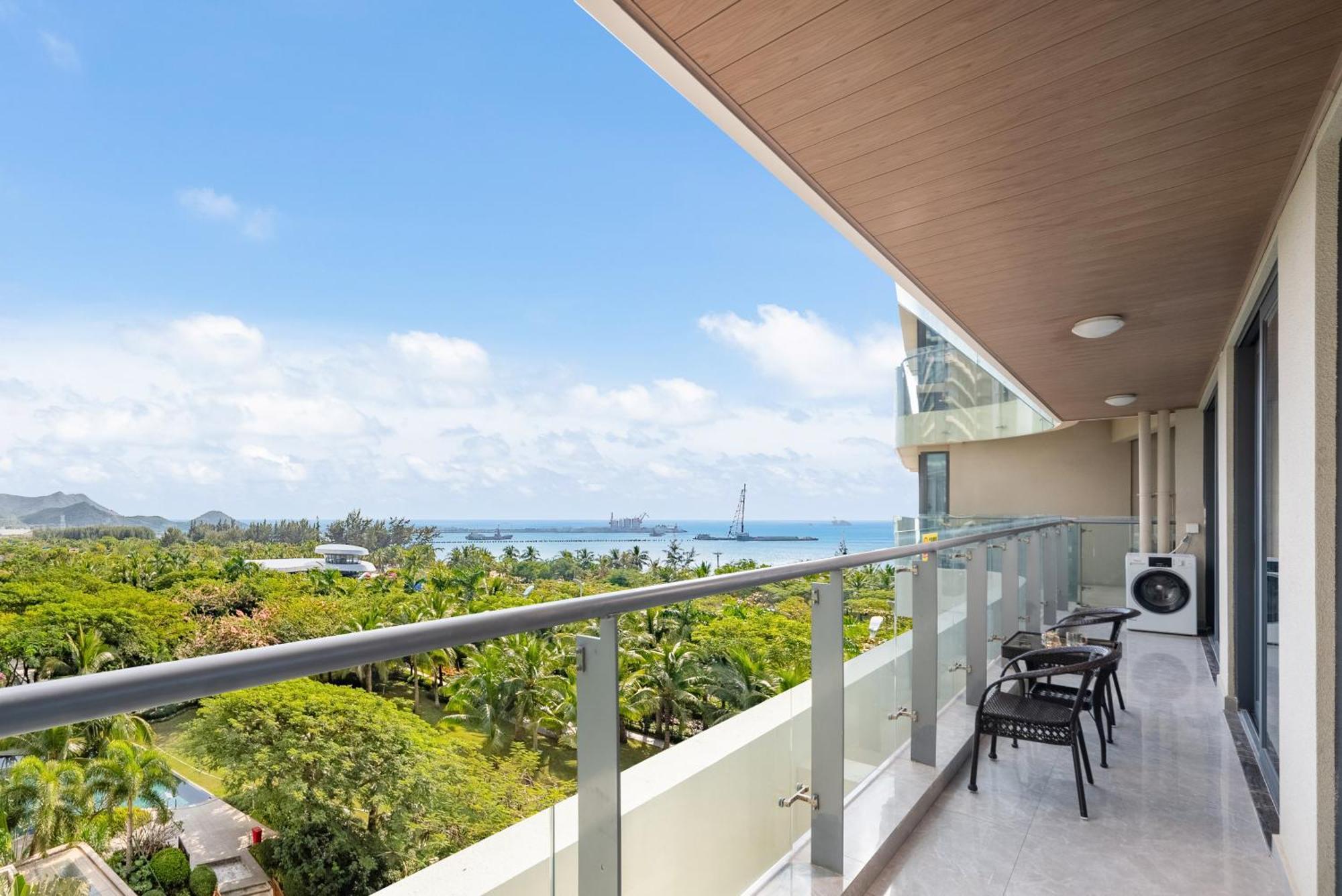 Puhai Sea View Apt By Hailan Tour At Sanya Yazhou Bay#Only 100 Meters To Beach And Sea Swimming Area Exterior foto