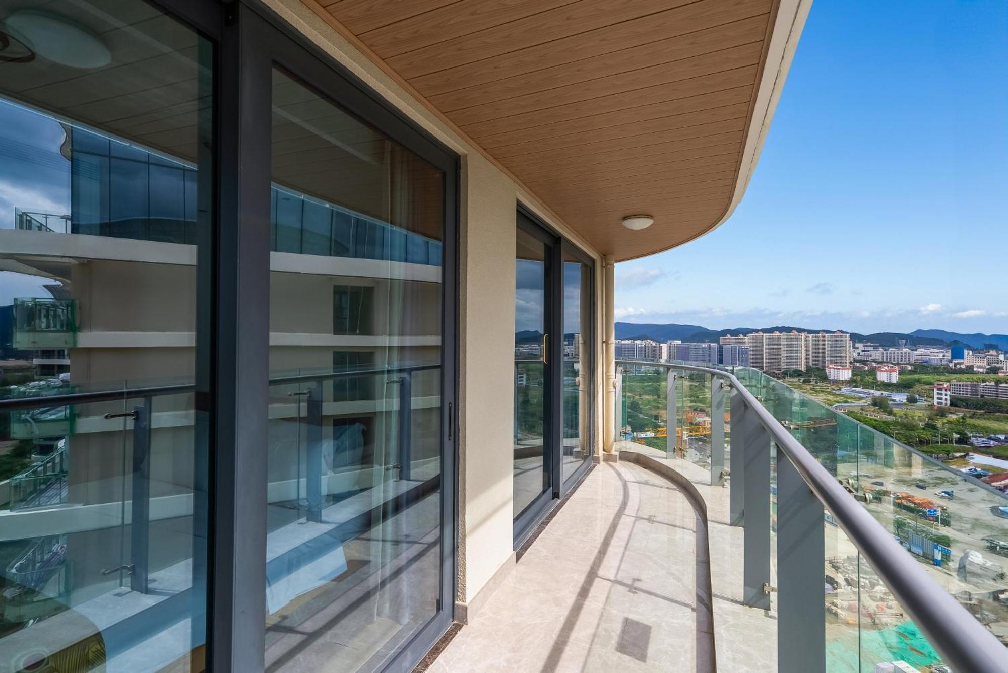 Puhai Sea View Apt By Hailan Tour At Sanya Yazhou Bay#Only 100 Meters To Beach And Sea Swimming Area Exterior foto