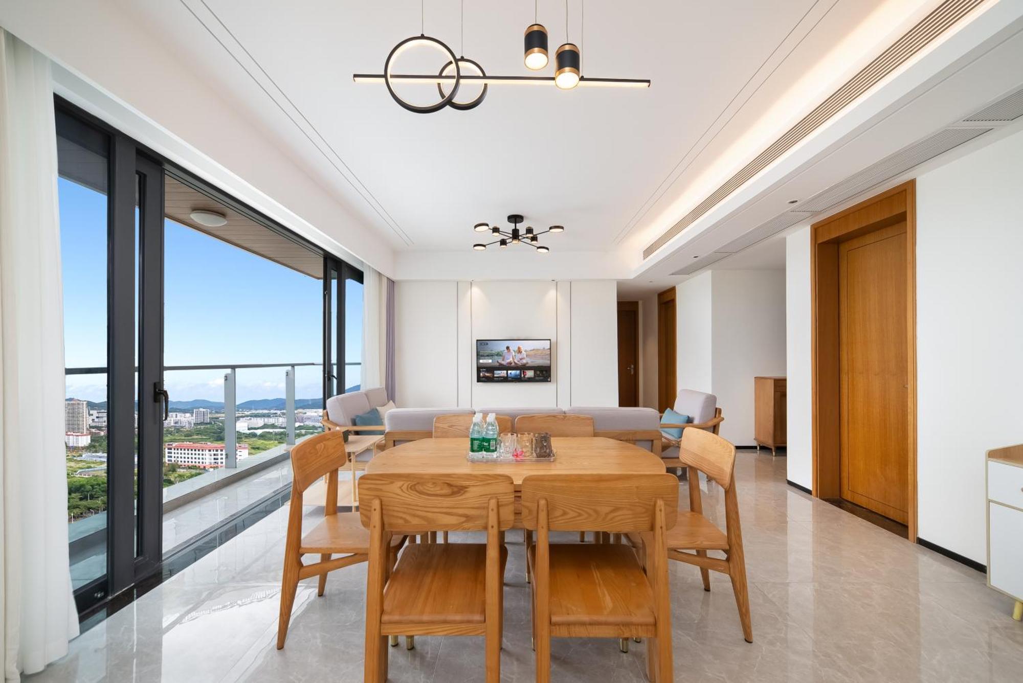 Puhai Sea View Apt By Hailan Tour At Sanya Yazhou Bay#Only 100 Meters To Beach And Sea Swimming Area Exterior foto