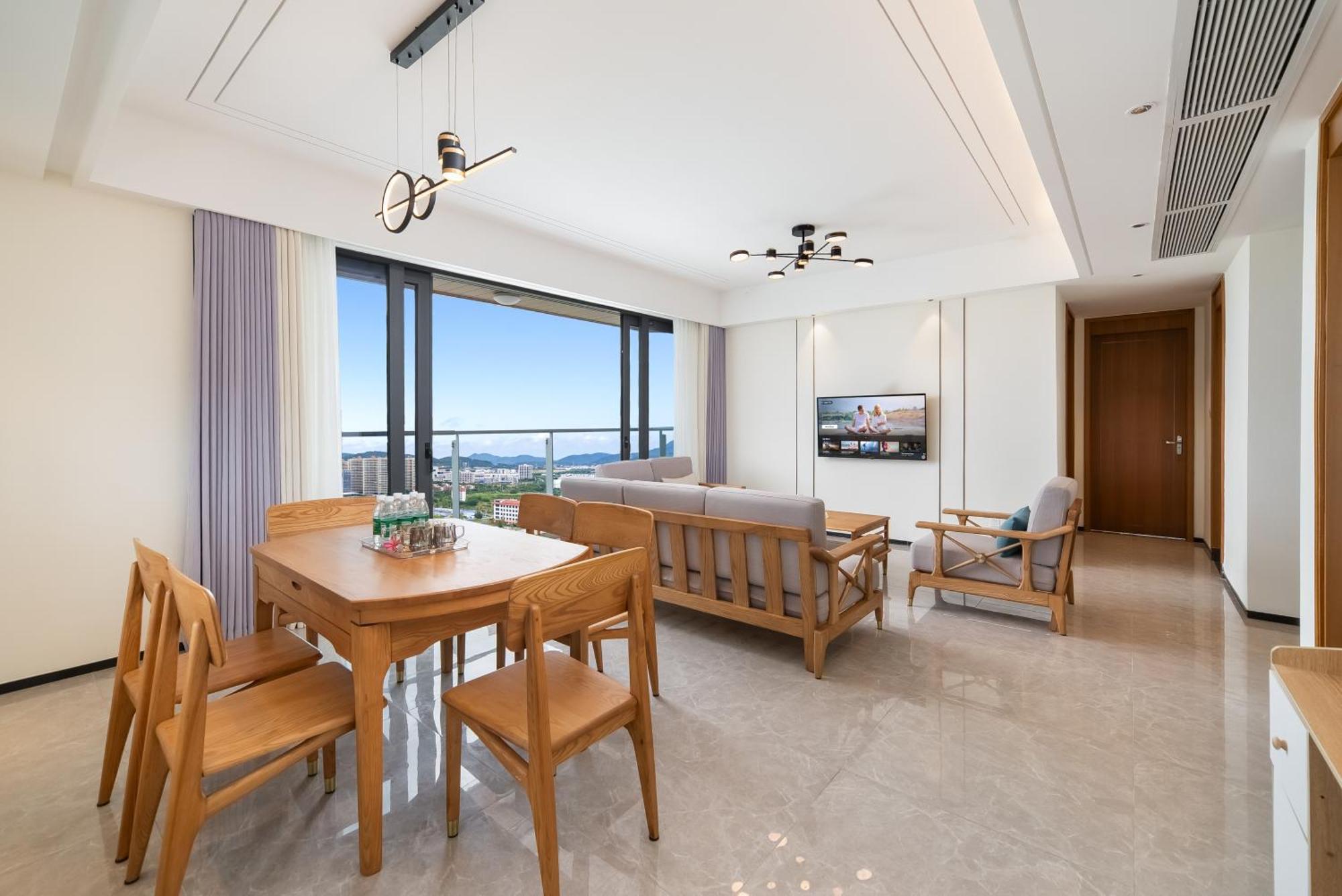 Puhai Sea View Apt By Hailan Tour At Sanya Yazhou Bay#Only 100 Meters To Beach And Sea Swimming Area Exterior foto
