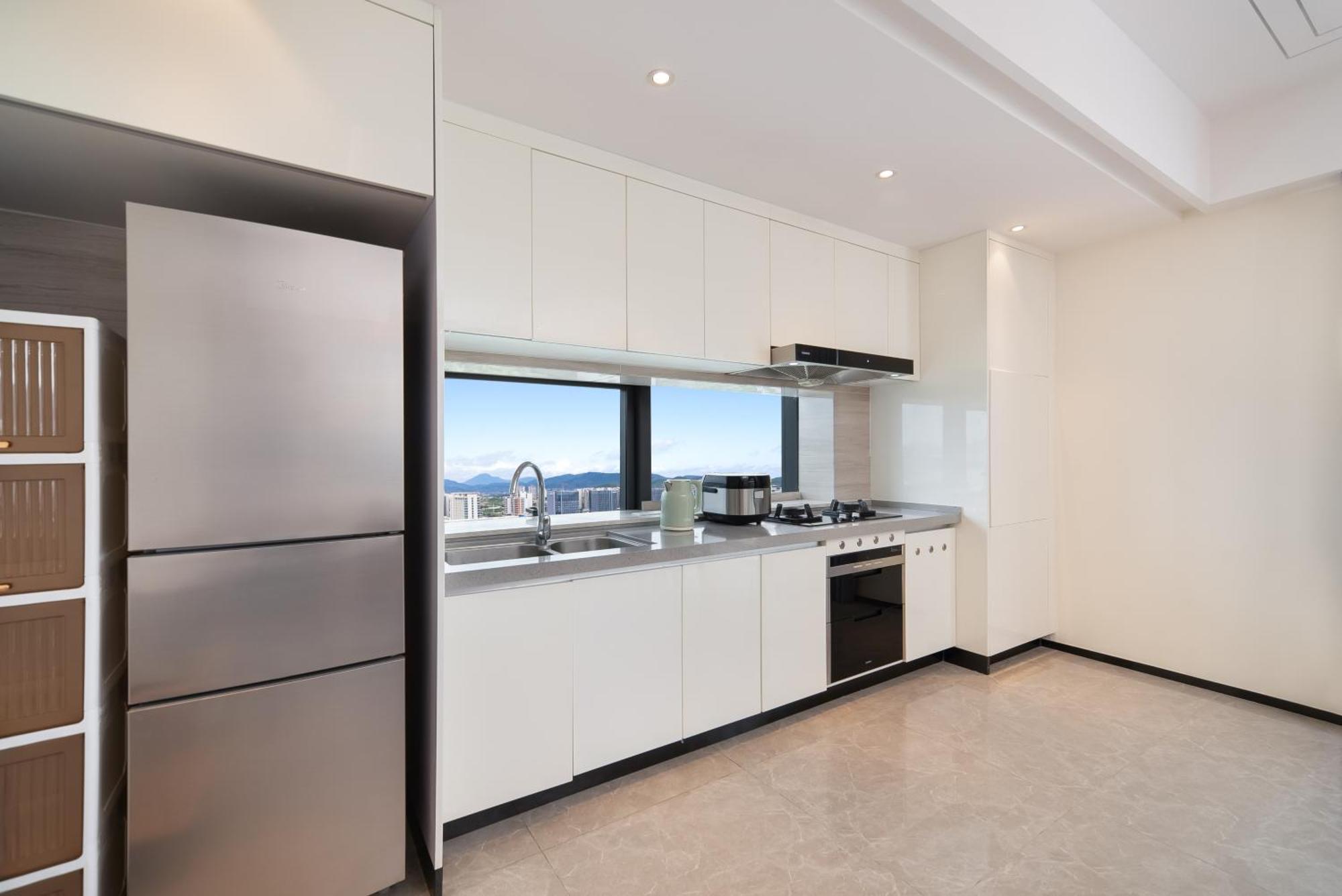 Puhai Sea View Apt By Hailan Tour At Sanya Yazhou Bay#Only 100 Meters To Beach And Sea Swimming Area Exterior foto