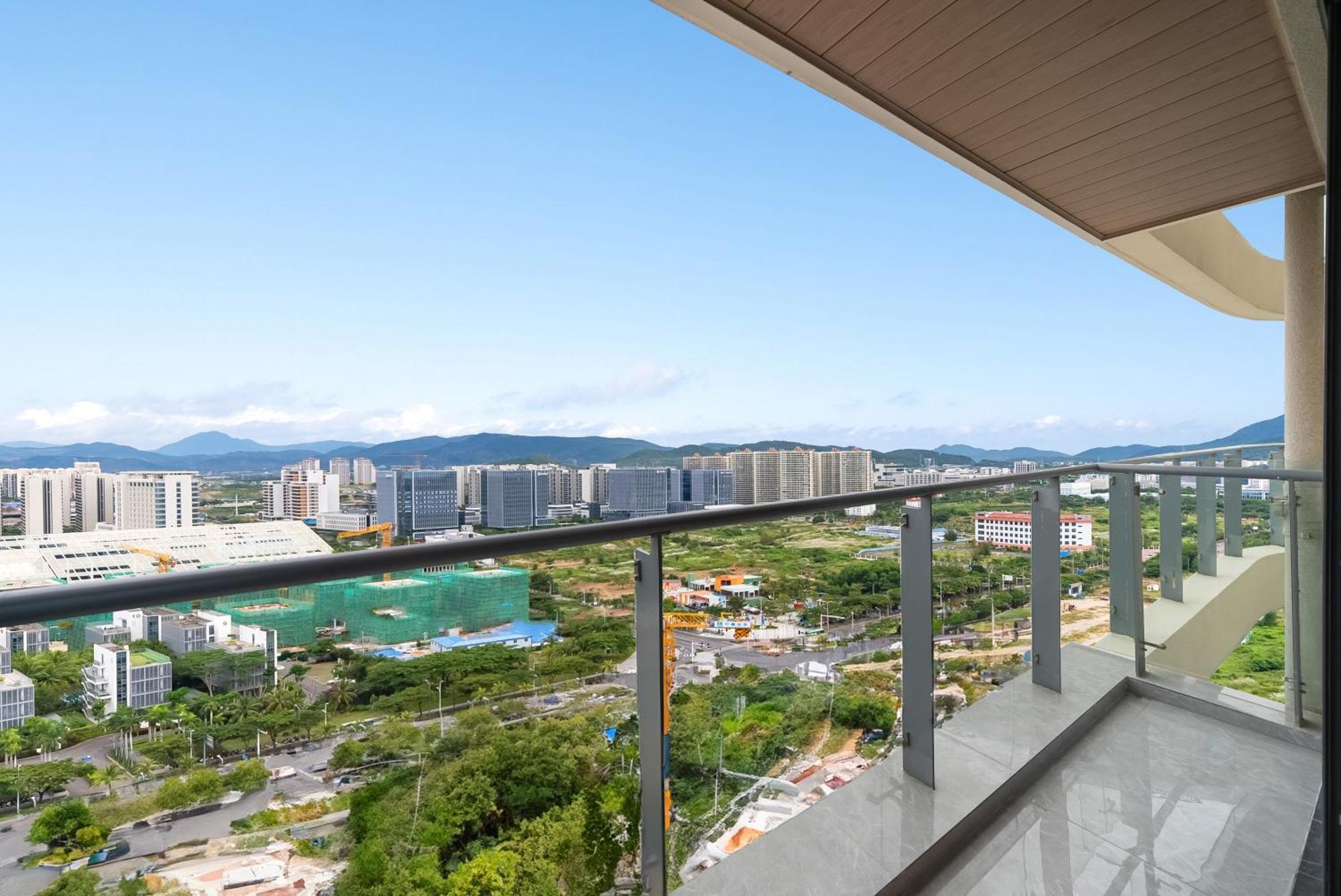 Puhai Sea View Apt By Hailan Tour At Sanya Yazhou Bay#Only 100 Meters To Beach And Sea Swimming Area Exterior foto