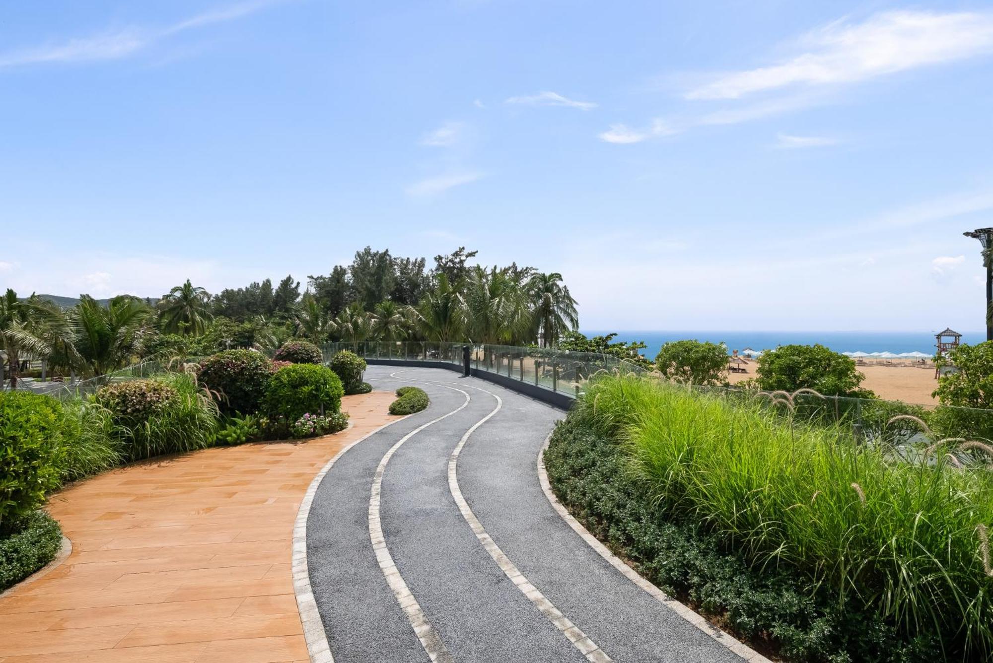 Puhai Sea View Apt By Hailan Tour At Sanya Yazhou Bay#Only 100 Meters To Beach And Sea Swimming Area Exterior foto