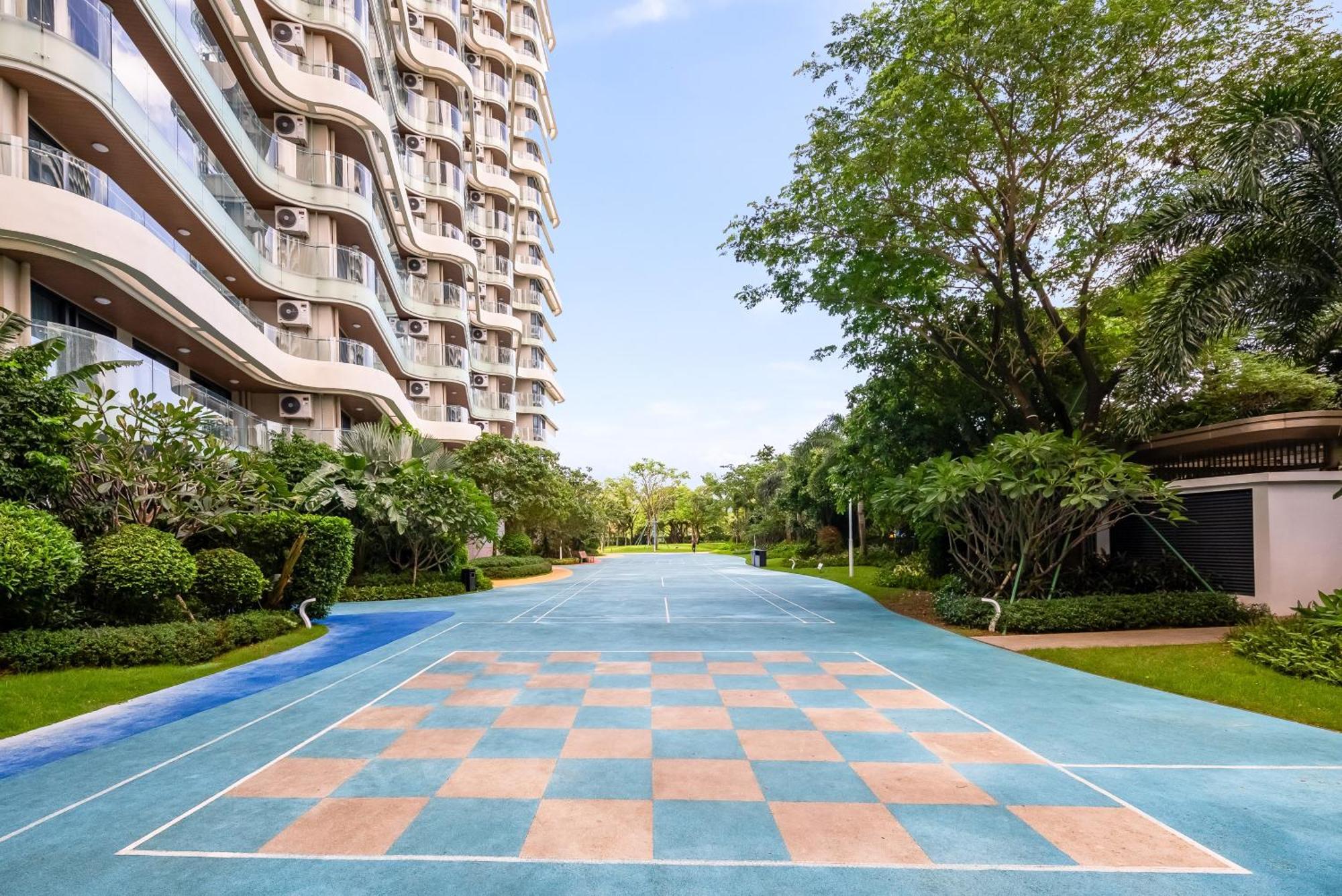 Puhai Sea View Apt By Hailan Tour At Sanya Yazhou Bay#Only 100 Meters To Beach And Sea Swimming Area Exterior foto