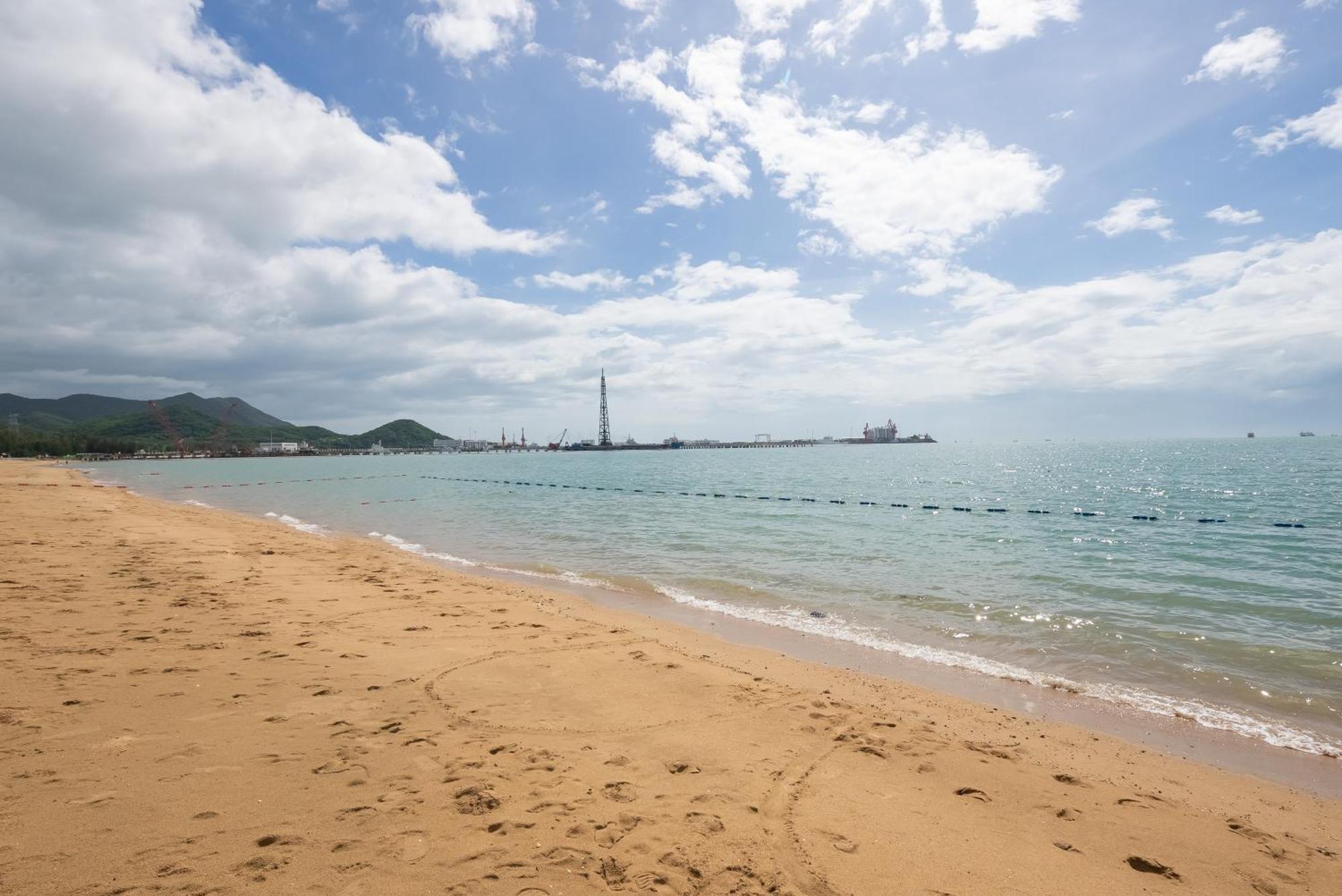 Puhai Sea View Apt By Hailan Tour At Sanya Yazhou Bay#Only 100 Meters To Beach And Sea Swimming Area Exterior foto